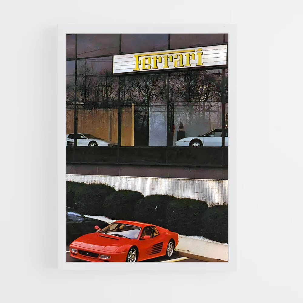 Poster Ferrari Classique (vue 3)